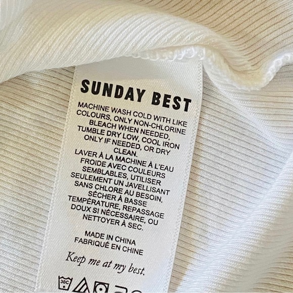 Aritzia brand Sunday Best white Tank Top - Picture 2 of 7